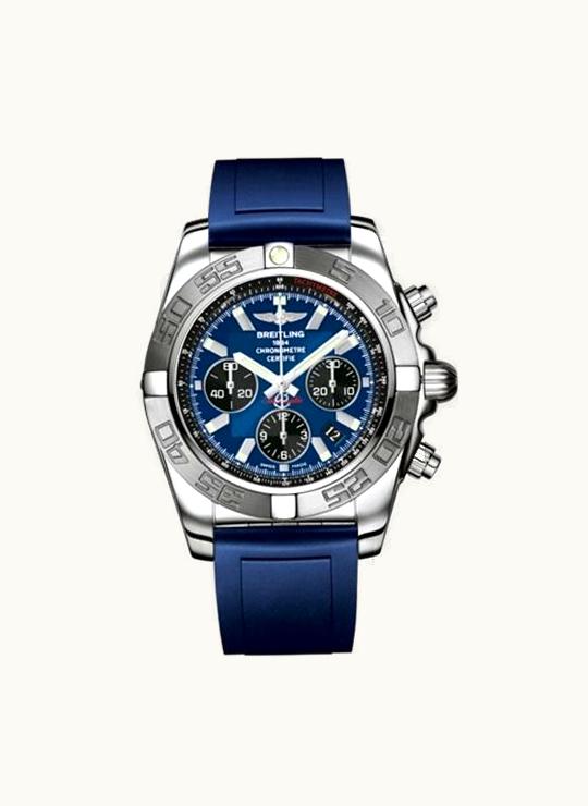 Breitling Chronomat 44 Stainless Steel / Blue / Rubber