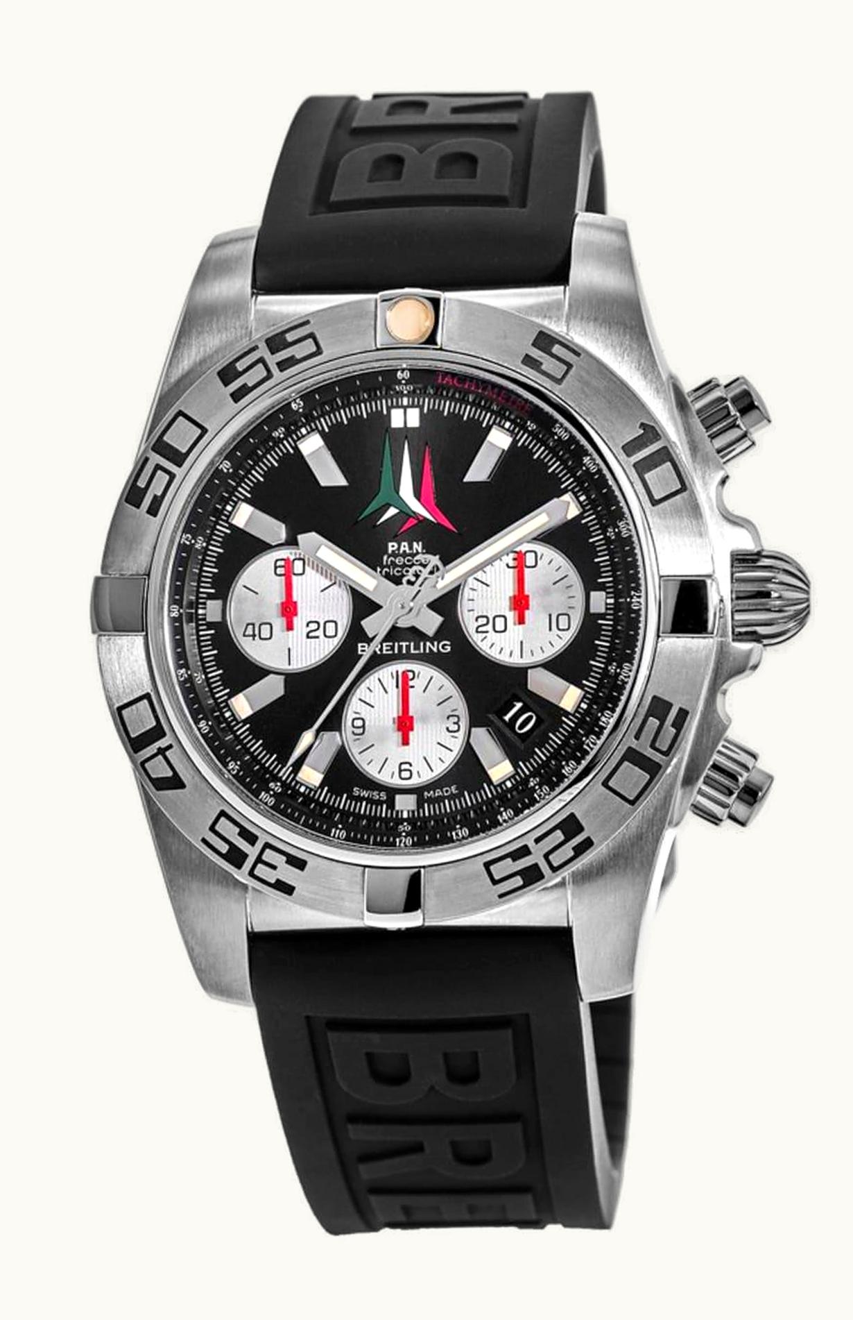 Breitling Chronomat 44 Stainless Steel / Frecce Tricolori / Rubber