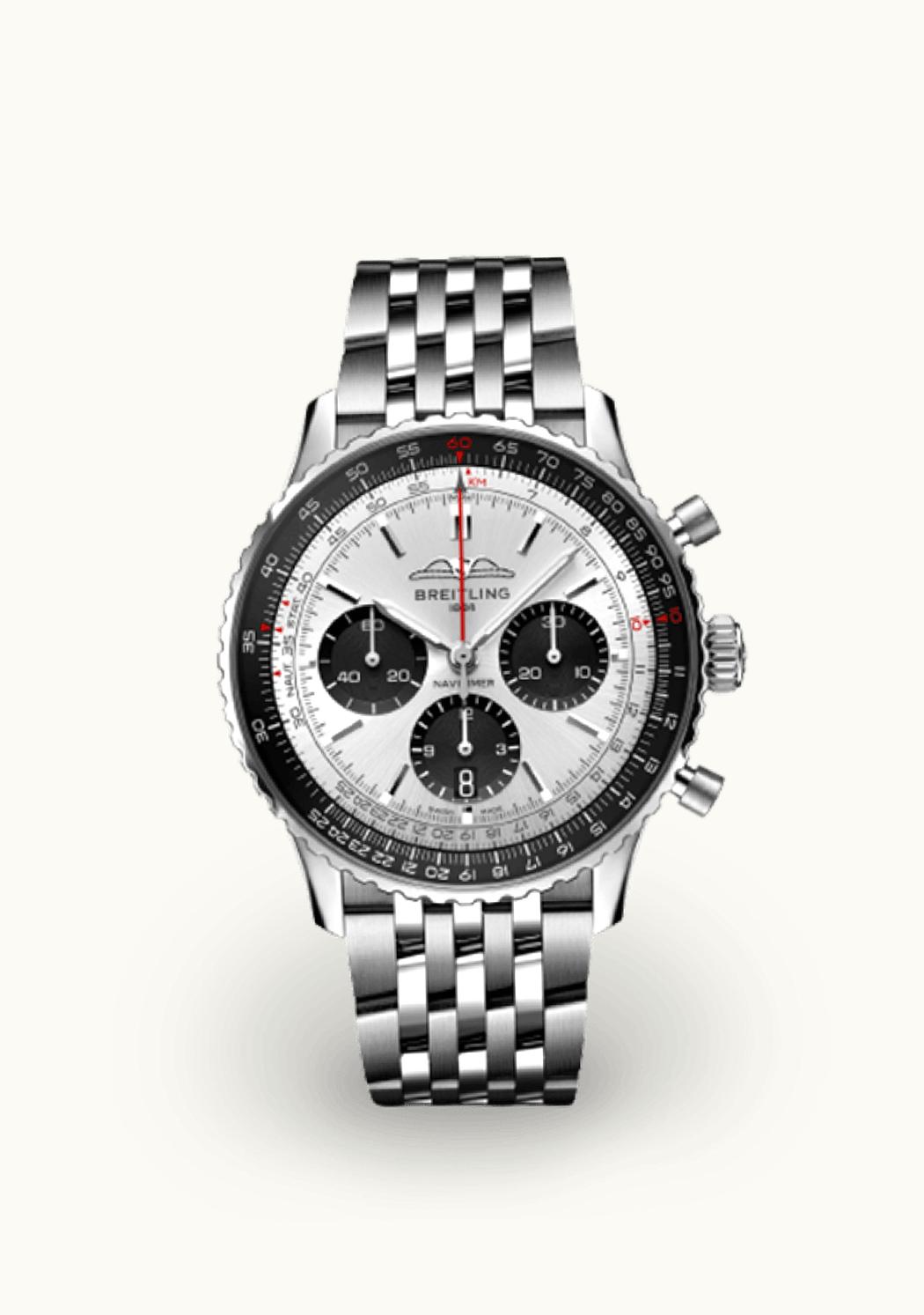 Breitling Chronomat 44 Stainless Steel / Inverted Panda / Bracelet