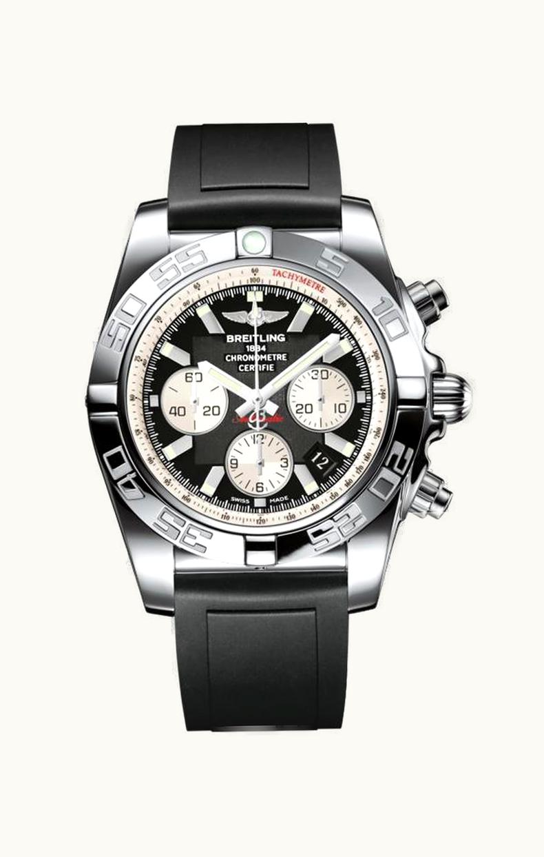 Breitling Chronomat 44 Stainless Steel / Inverted Panda / Rubber