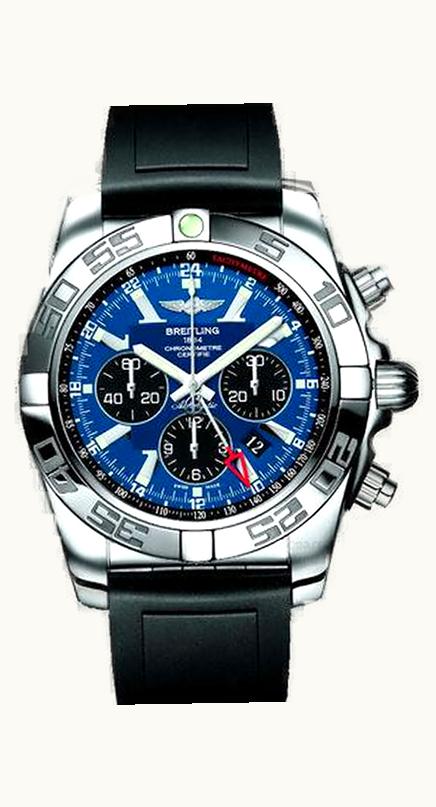 Breitling Chronomat 44 Stainless Steel / Diamond / Metallica Blue / Bracelet