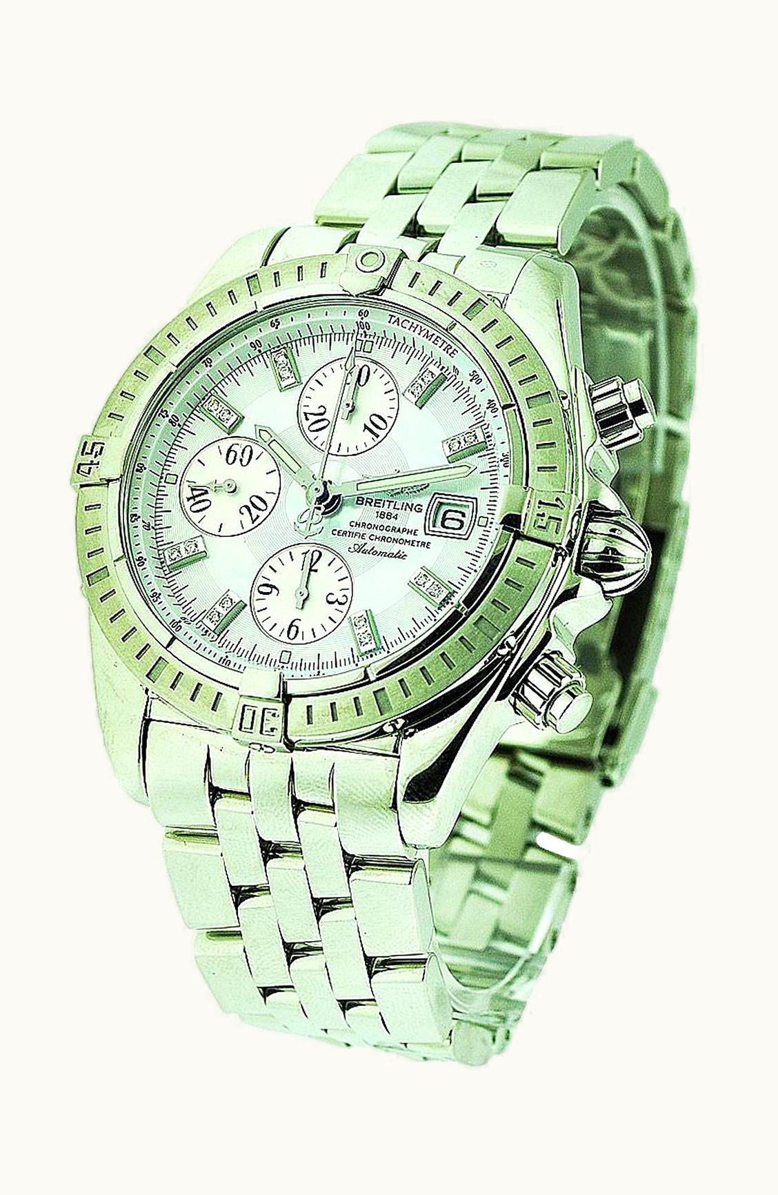 Breitling Chronomat Evolution Stainless Steel - Diamond / MOP