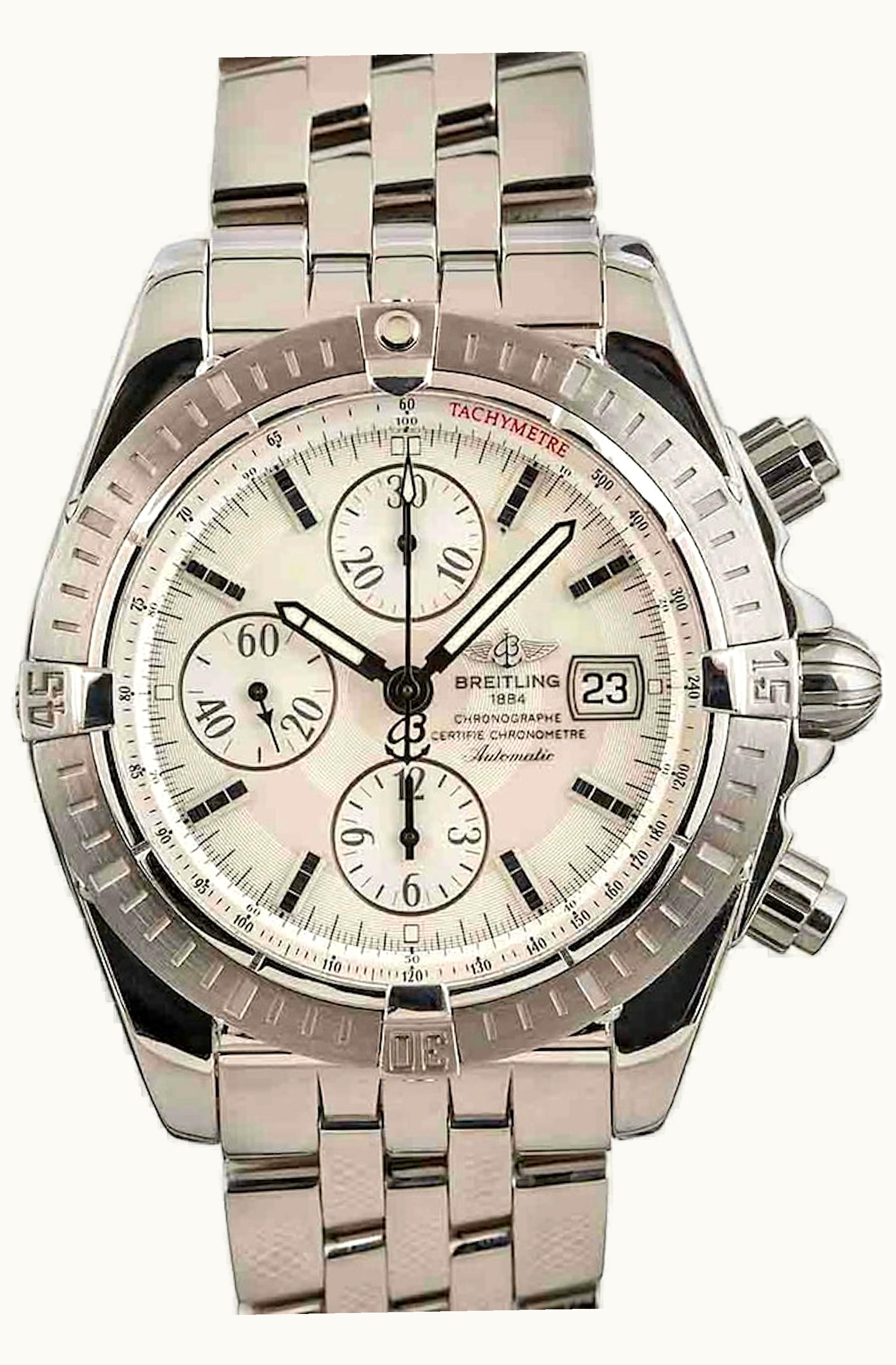 Breitling Chronomat Evolution Stainless Steel / White