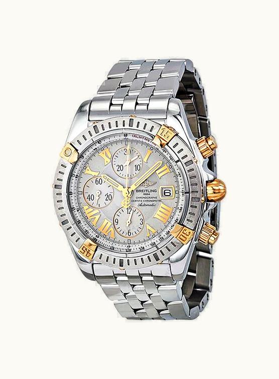Breitling Chronomat Evolution Stainless Steel / Yellow Gold / Silver - Roman
