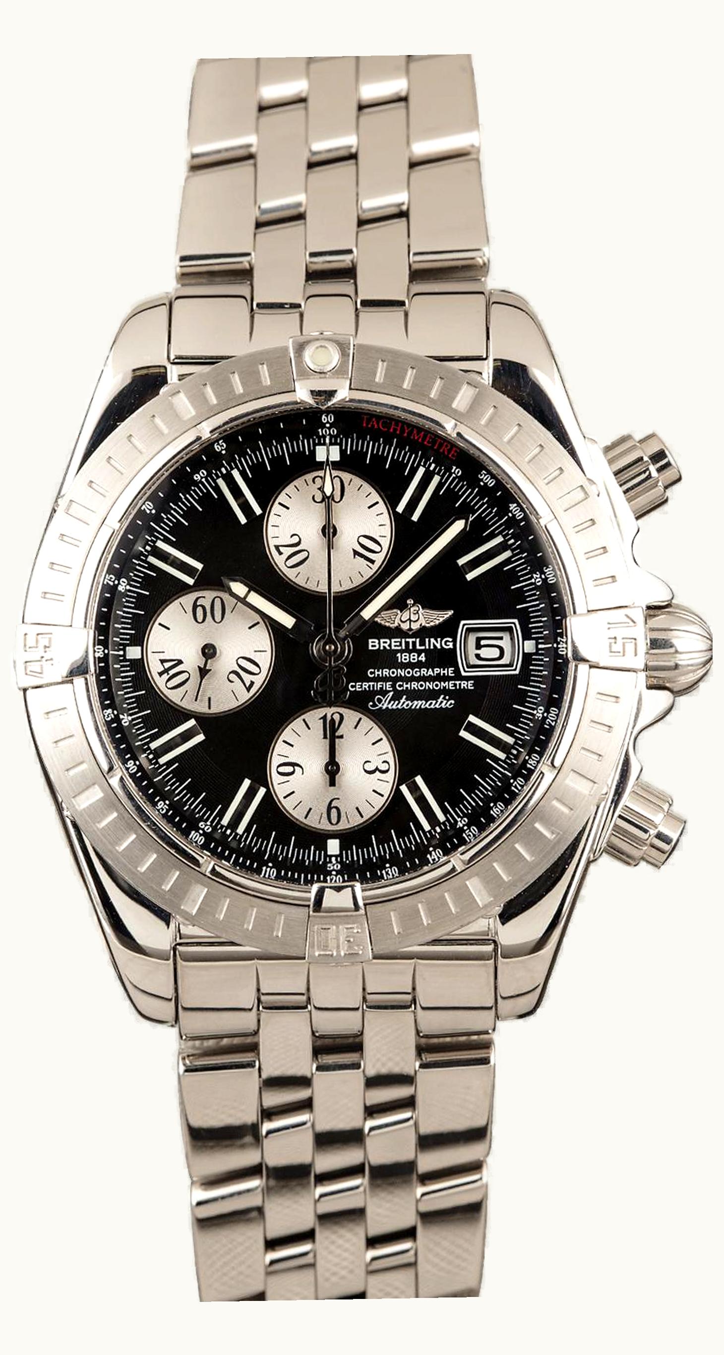 Breitling Chronomat Evolution Stainless Steel / Black