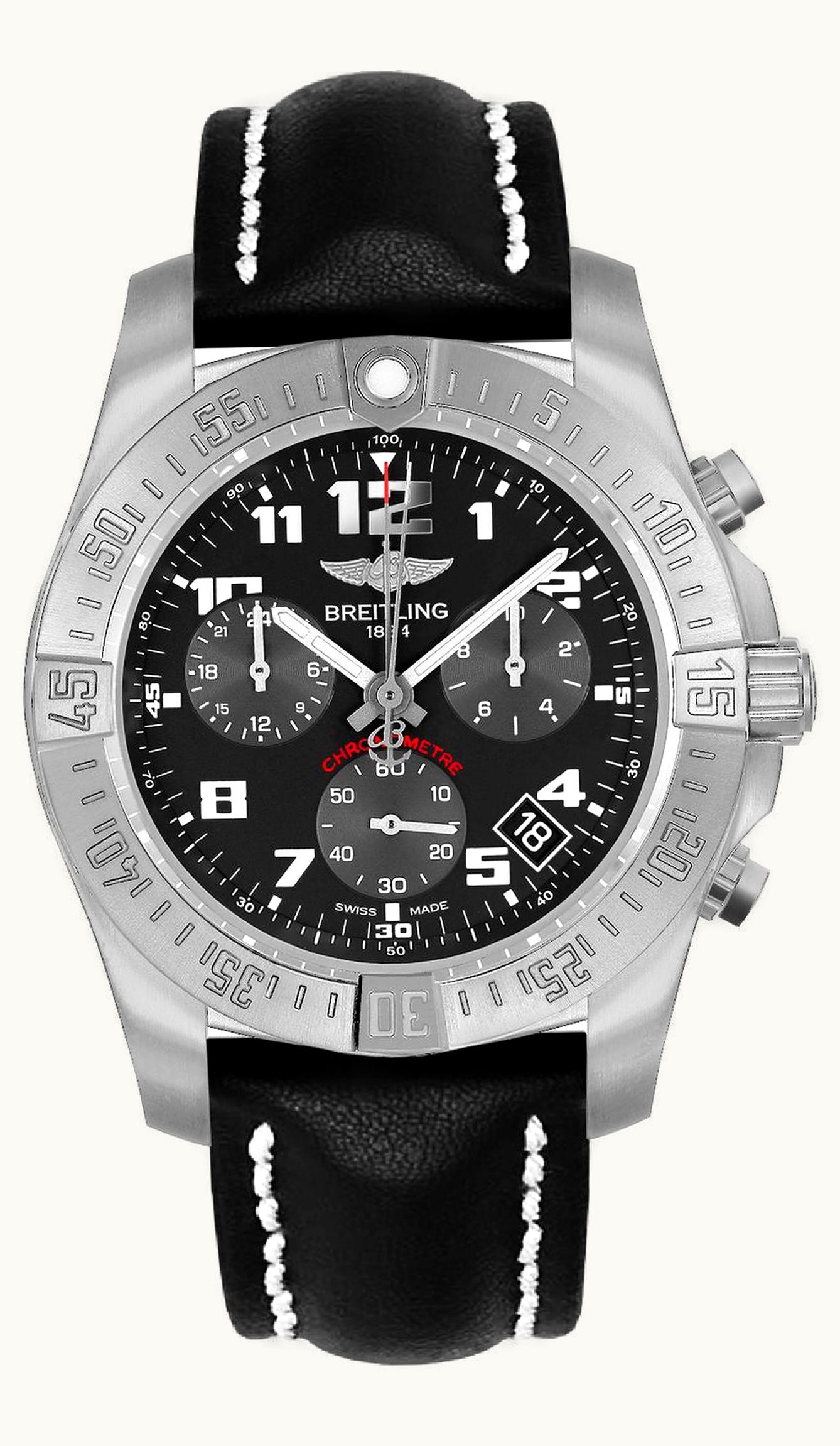 Breitling Chronospace Evo B60 Volcano Black / Calf