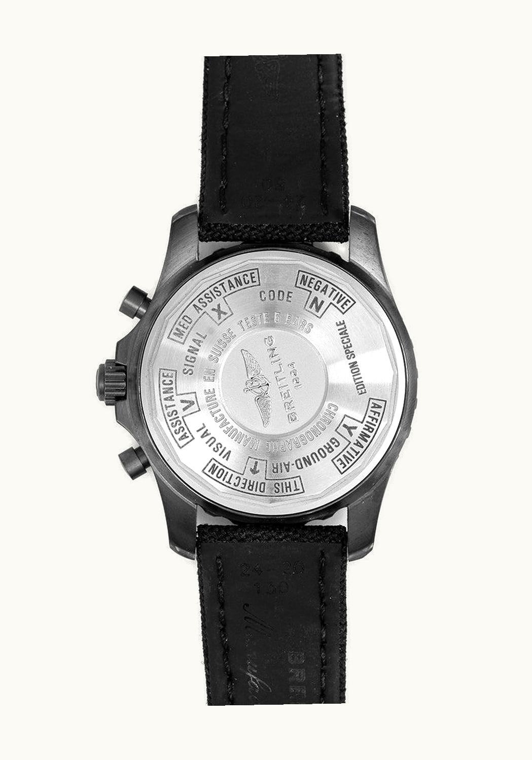 Breitling Chronospace Military Blacksteel / Volcano Black / Bracelet