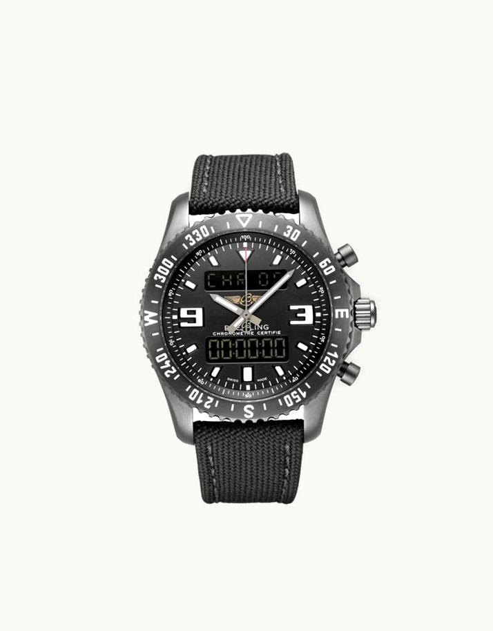 Breitling Chronospace Military Blacksteel / Volcano Black / Military / Pin