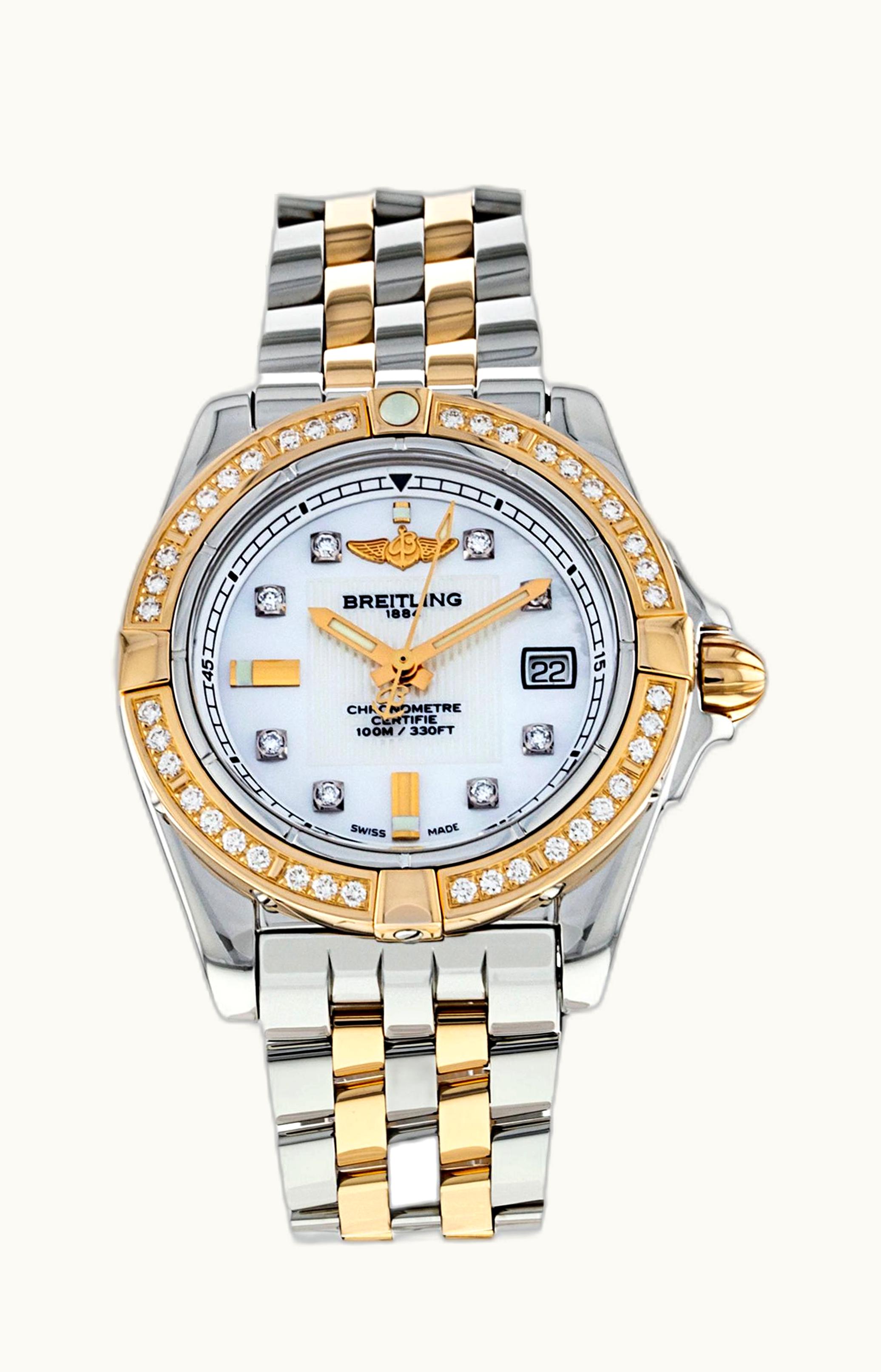 Breitling Cockpit Lady Blue / Calf