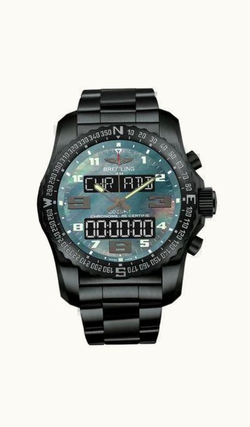 Breitling Cockpit B50 Night Mission / Green MOP / Bracelet