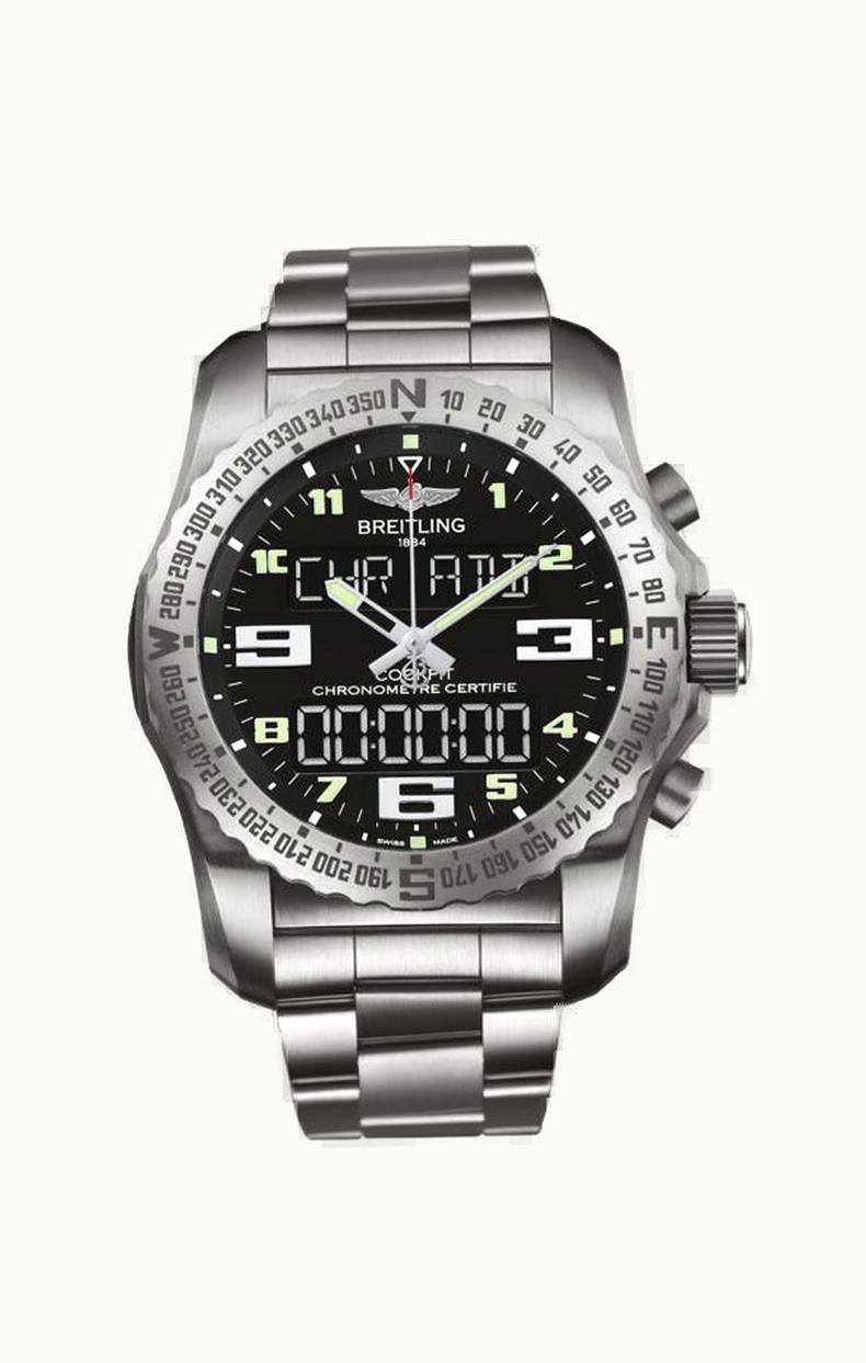 Breitling Cockpit B50 Titanium / Black / Bracelet