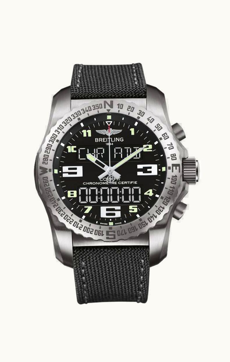 Breitling Cockpit B50 Titanium / Black / Military / Pin