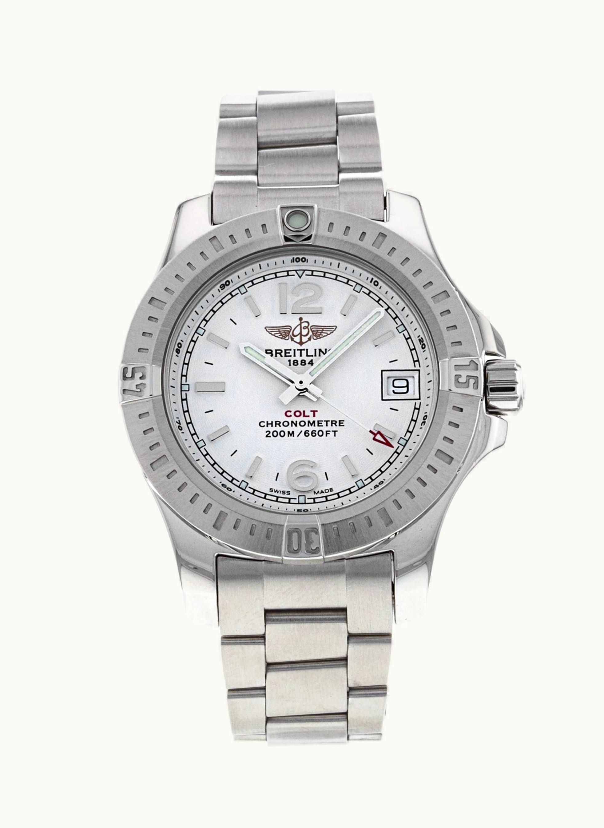 Breitling Colt Lady Diamond / Volcano Black / Bracelet