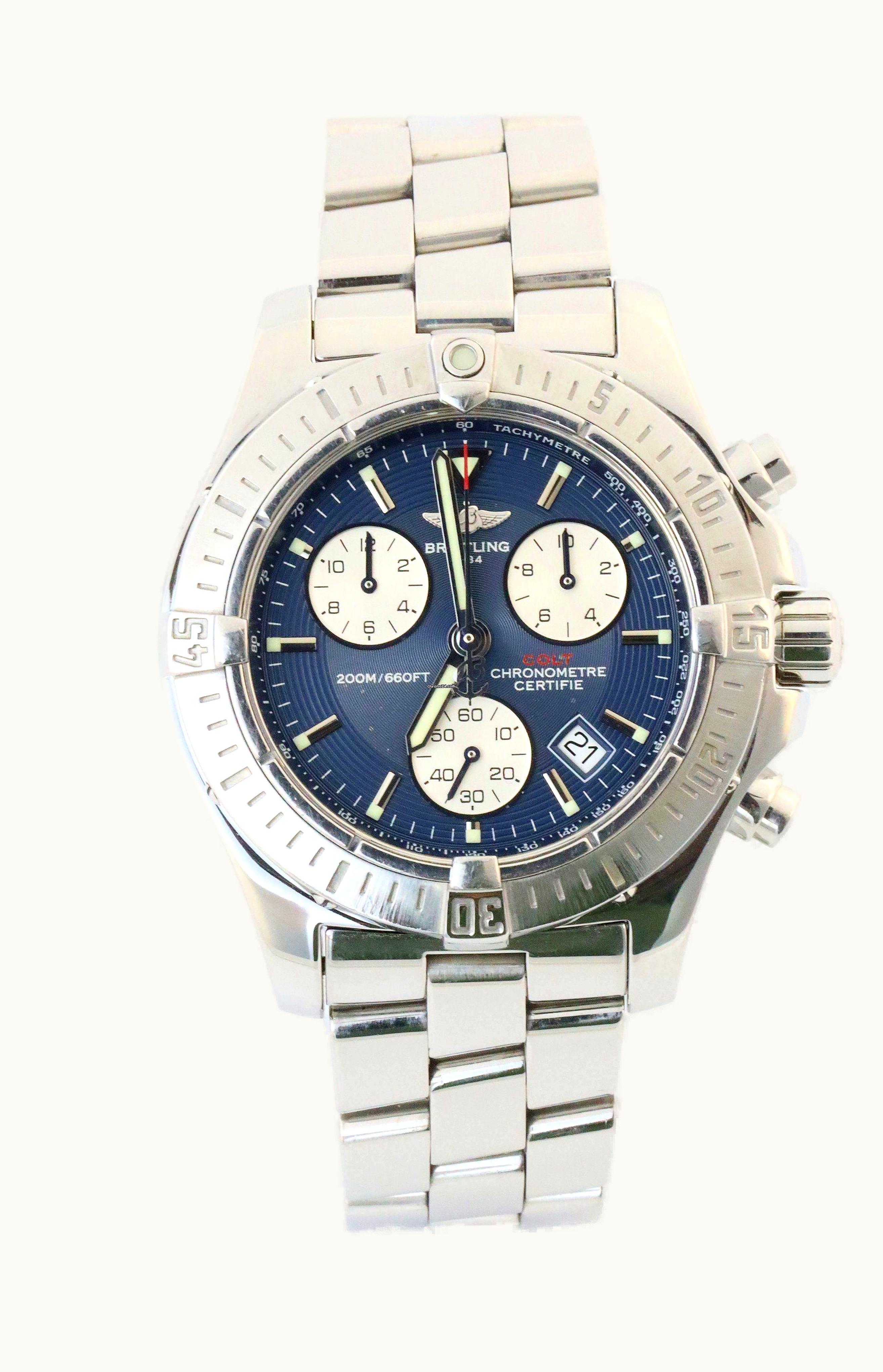 Breitling Chrono Colt Blue / Bracelet