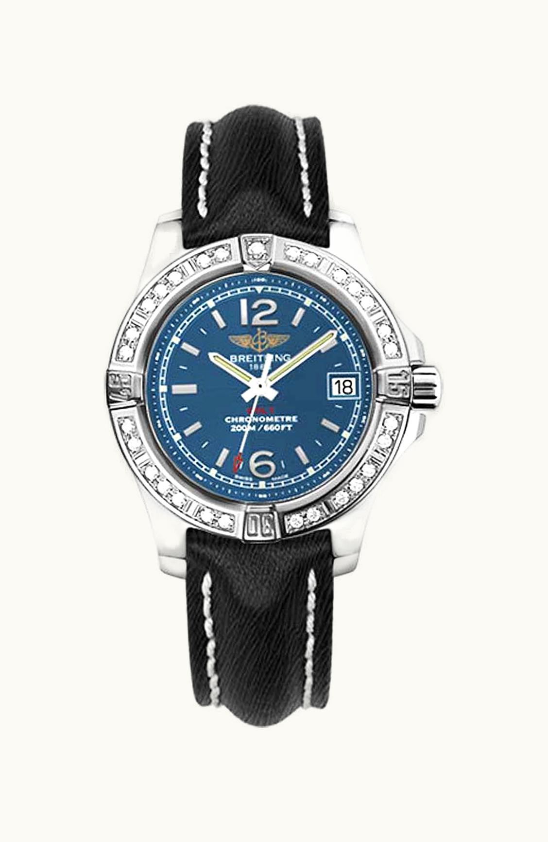 Breitling Colt Lady Diamond / Mariner Blue / Bracelet