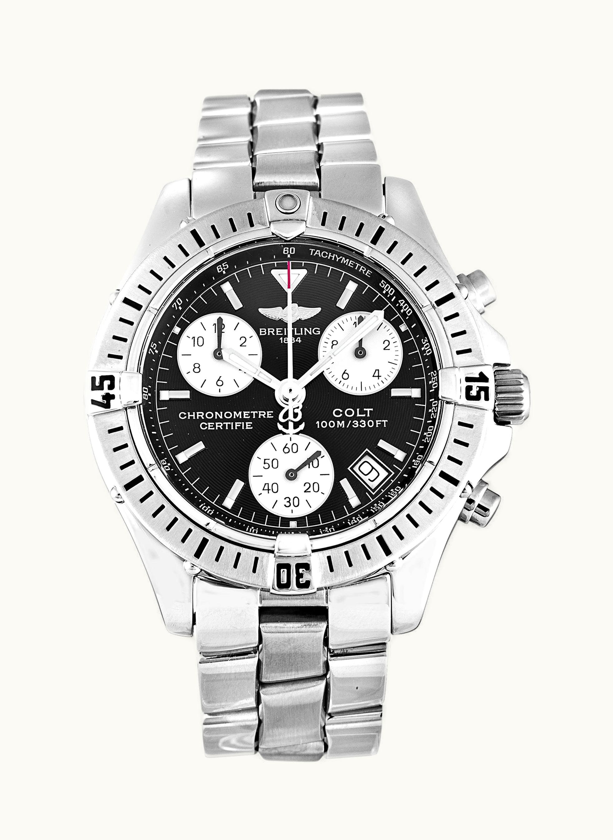 Breitling Colt Quartz Mariner Blue / Calf / Pin