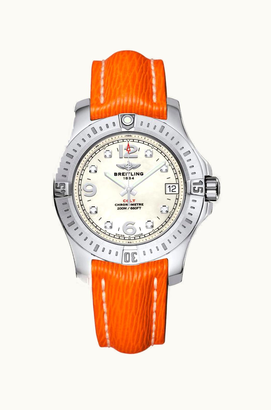 Breitling Colt 36 Pearl Diamond / Sahara / Folding