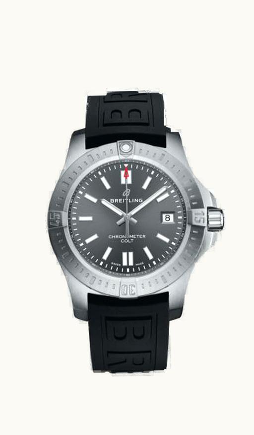 Breitling Chronomat Colt 41 Automatic Tempest Grey / Rubber / Folding