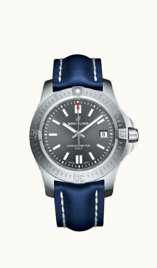 Breitling Chronomat Colt 44 Automatic Blue / Calf / Pin