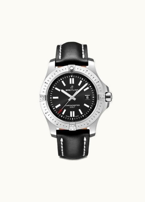 Breitling Chronomat Colt 44 Automatic Black / Calf / Folding