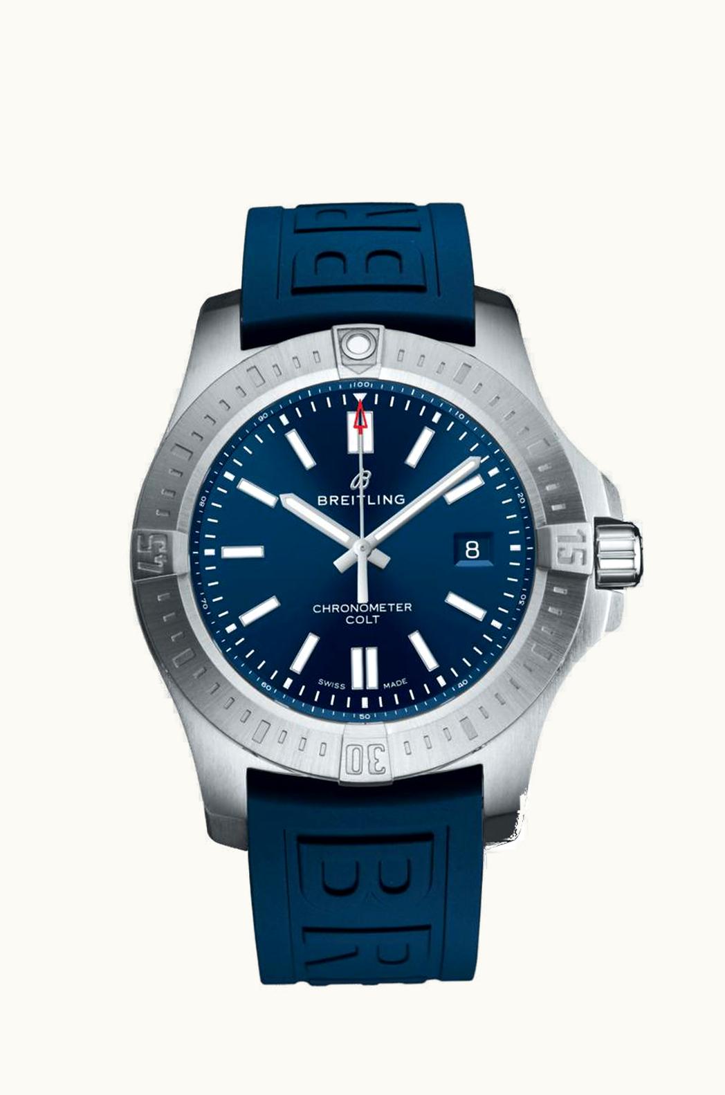Breitling Chronomat Colt 44 Automatic Blue / Rubber / Folding