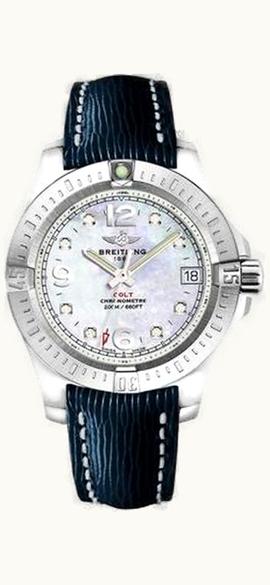Breitling Colt 36 Pearl Diamond / Sahara / Pin