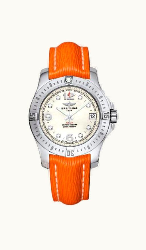 Breitling Colt 36 Pearl Diamond / Sahara / Pin
