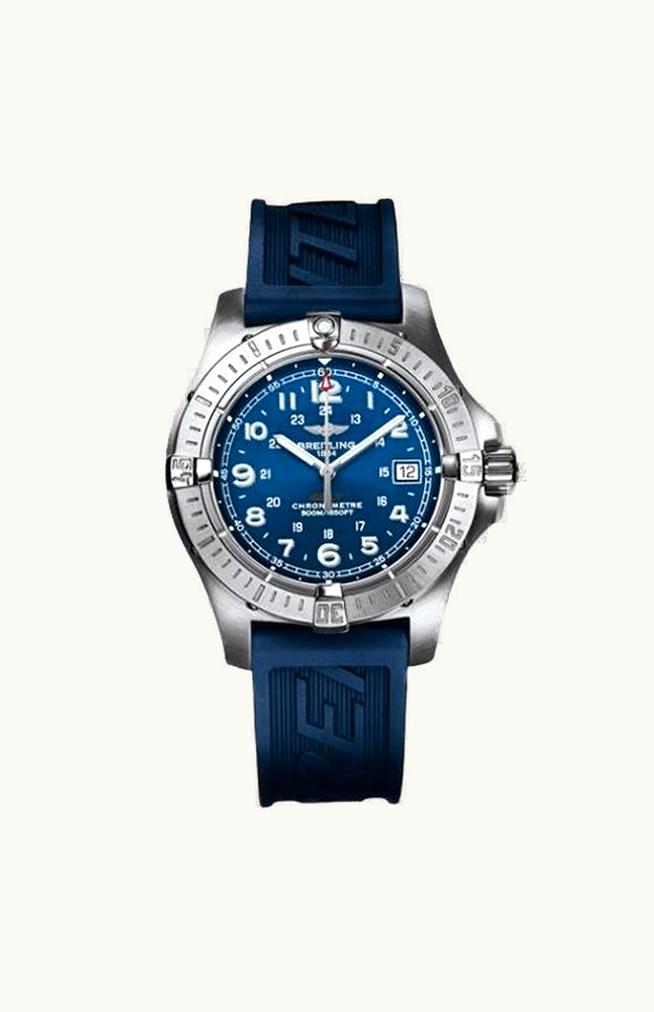 Breitling Colt Quartz Blue / Rubber