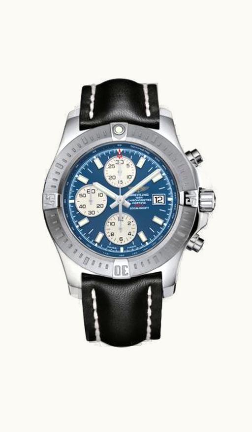 Breitling Colt Chronograph II Silver / Calf
