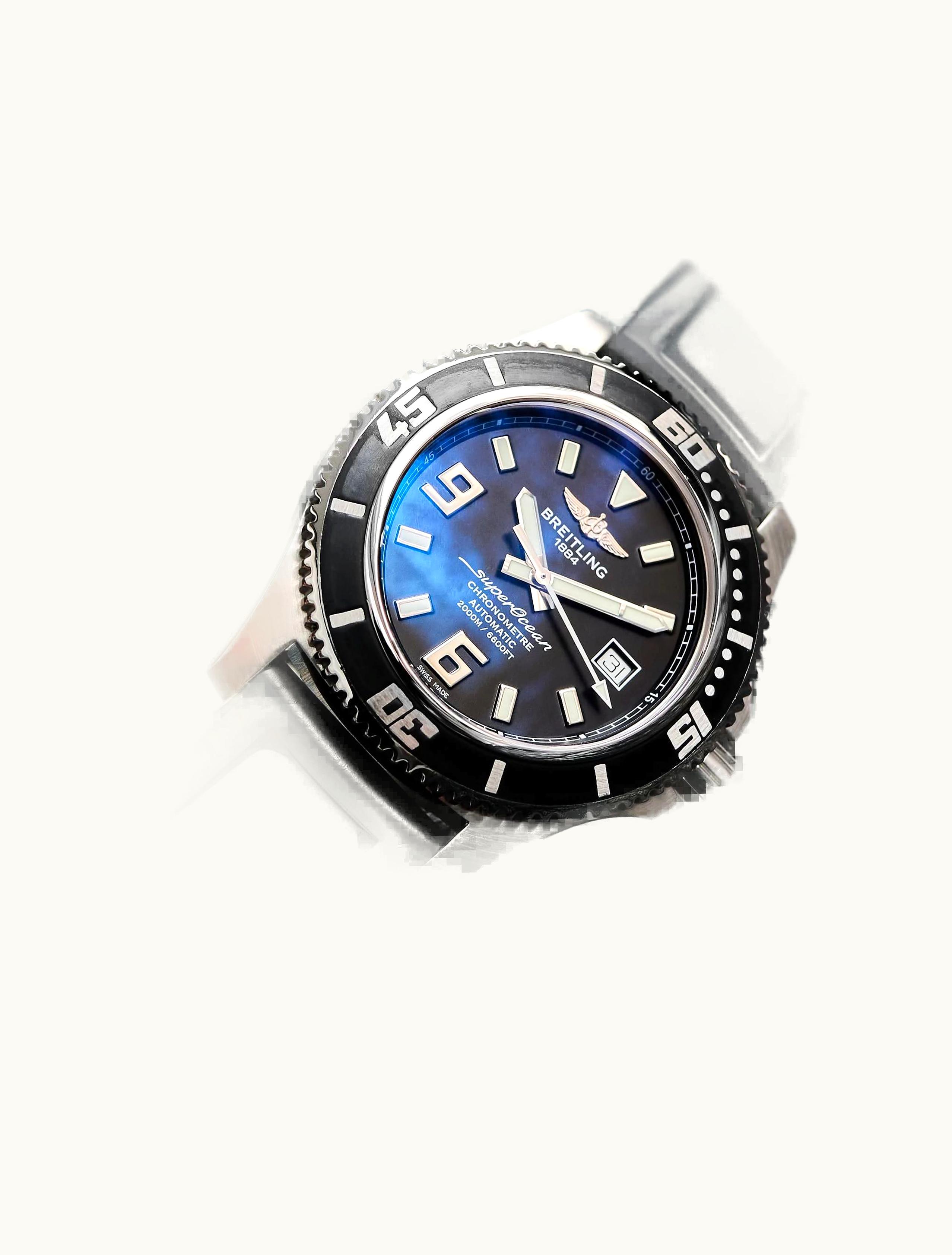 Breitling Colt 44 Black / Rubber