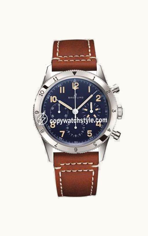 Breitling Colt Chronograph Automatic Stainless Steel / Stratus Silver / Calf / Pin