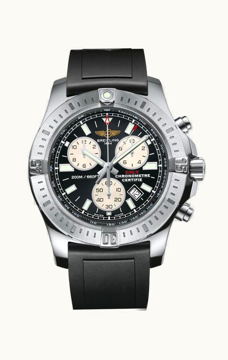 Breitling Colt Chronograph Volcano Black / Rubber / Pin