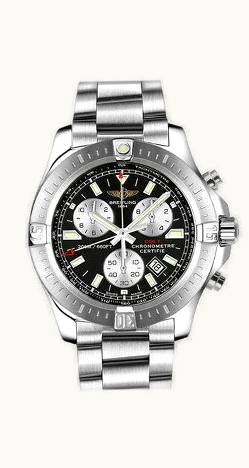 Breitling Colt Chronograph Volcano Black / Calf / Pin