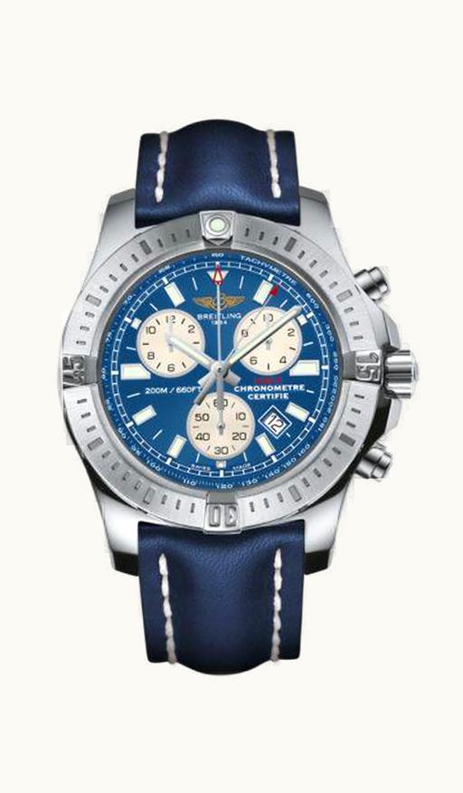 Breitling Colt Chronograph Mariner Blue / Calf / Pin