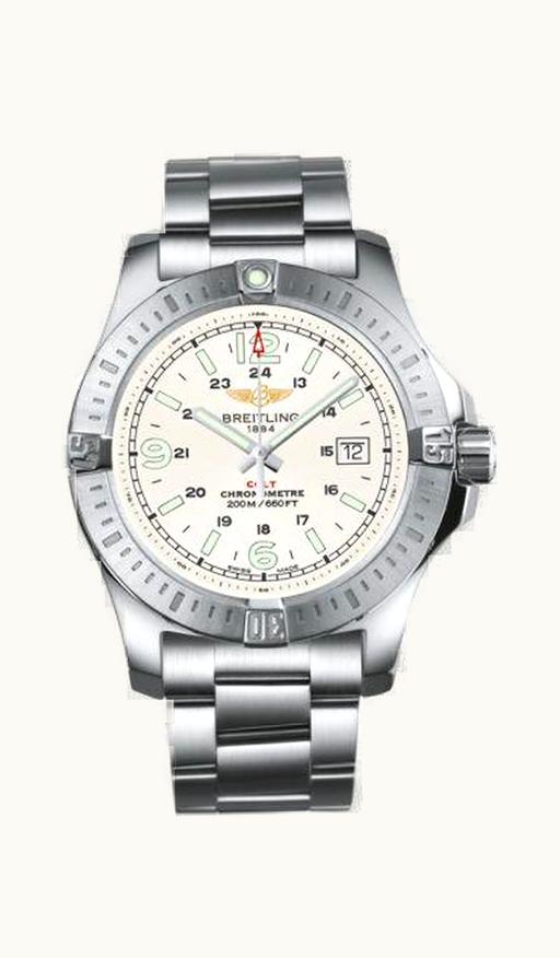 Breitling Colt Quartz Stratus Silver / Bracelet