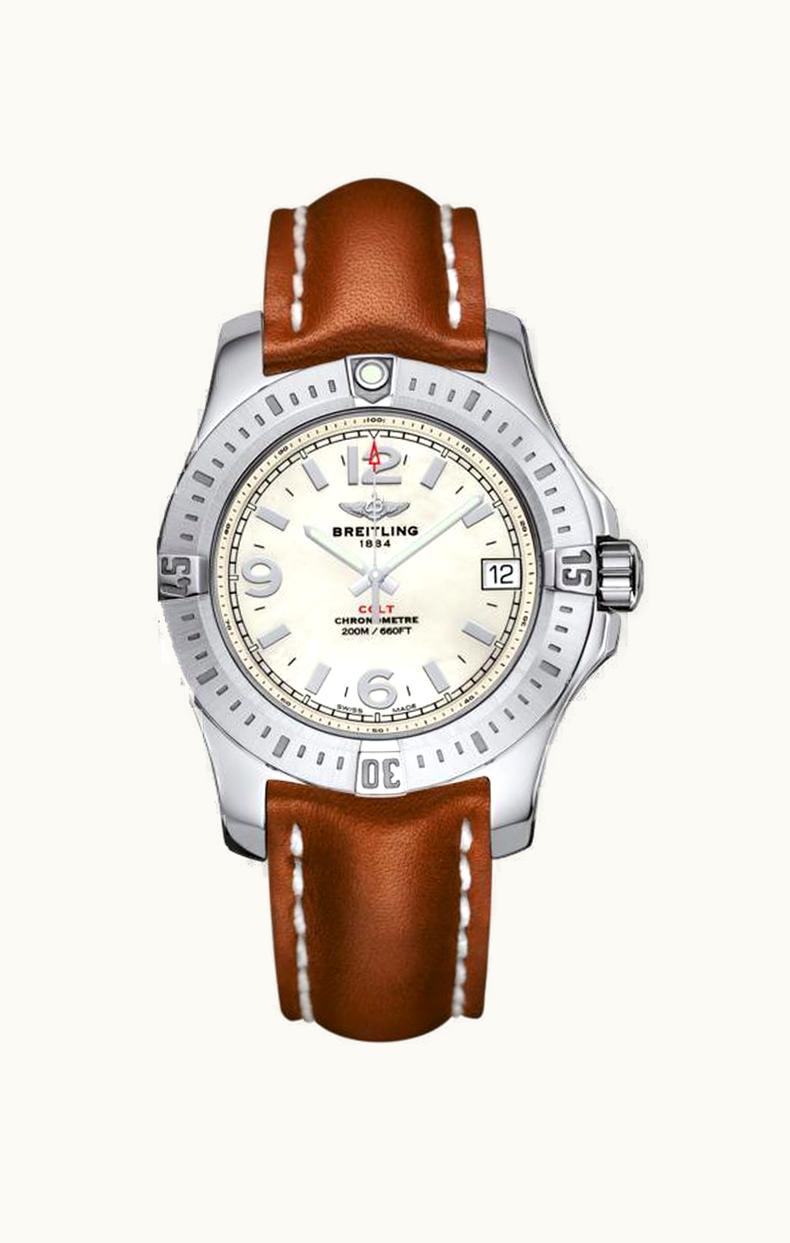 Breitling Colt 36 Pearl / Calf / Pin
