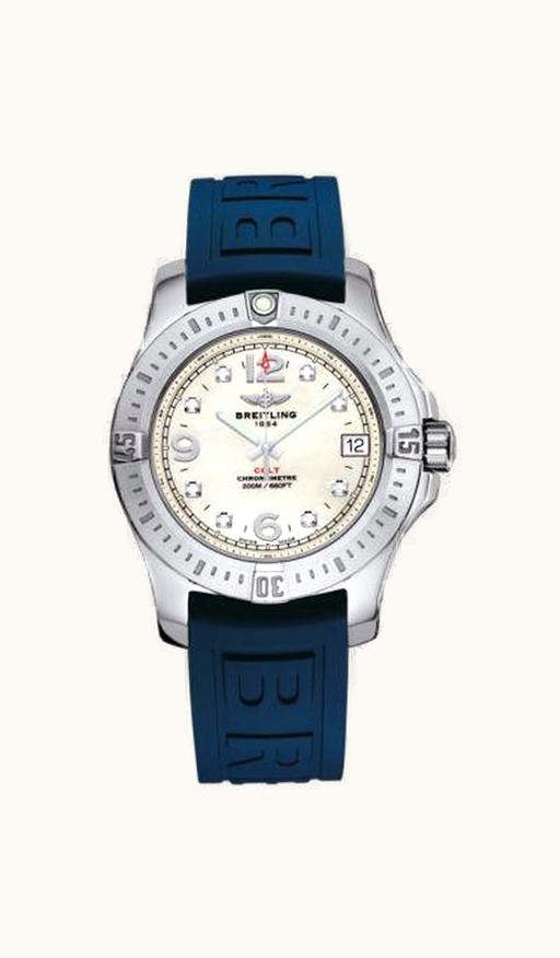 Breitling Colt 36 Pearl Diamond / Calf / Pin