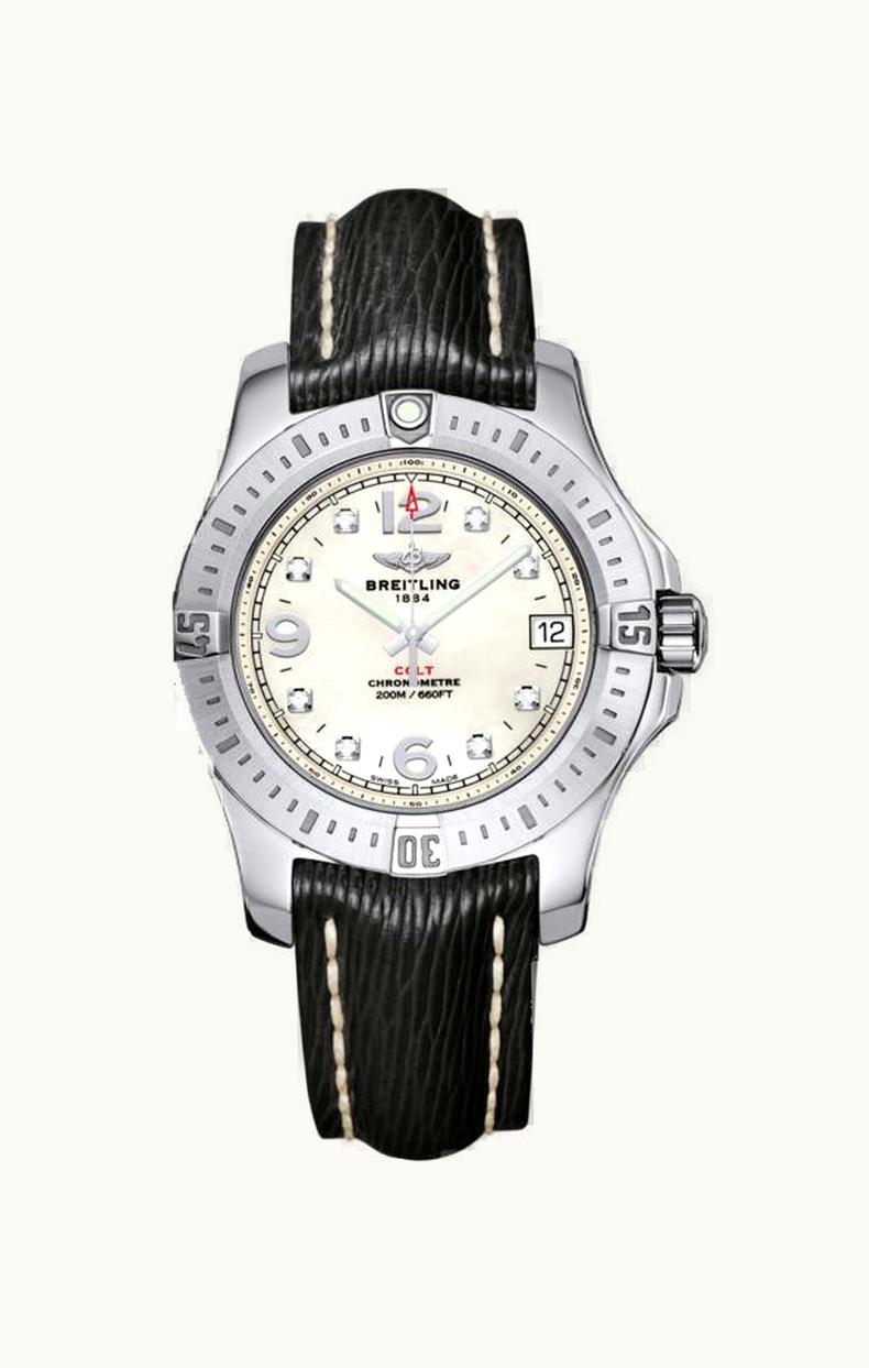 Breitling Colt 36 Pearl Diamond / Sahara / Pin