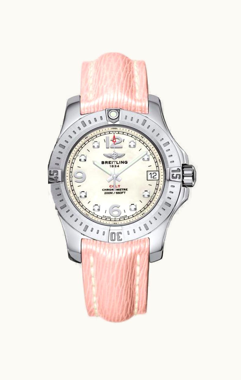 Breitling Colt 36 Pearl Diamond / Sahara / Pin