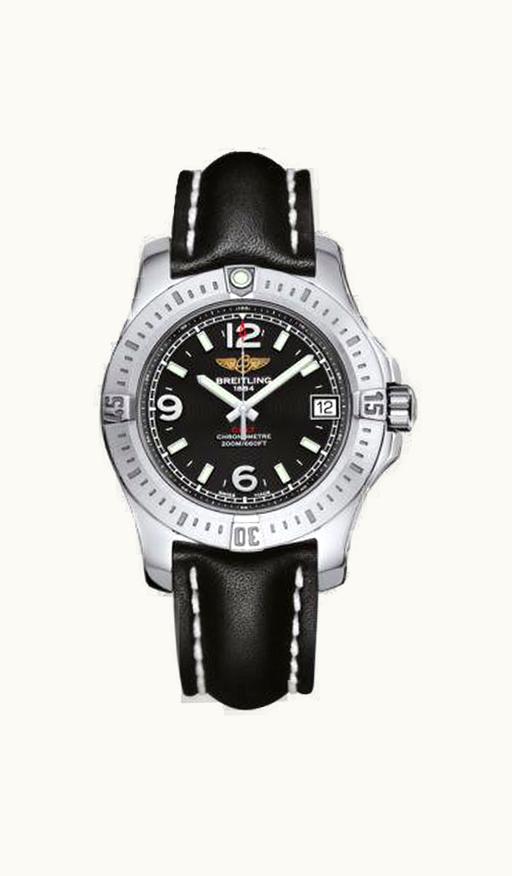 Breitling Colt 36 Volcano Black / Calf / Pin