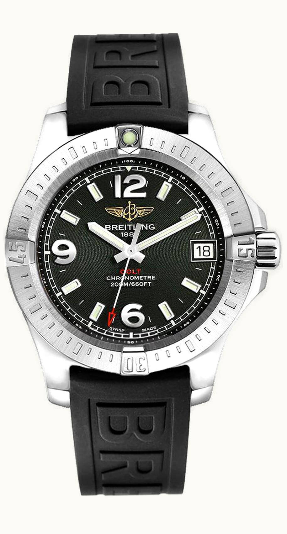 Breitling Colt 36 Volcano Black / Rubber / Pin