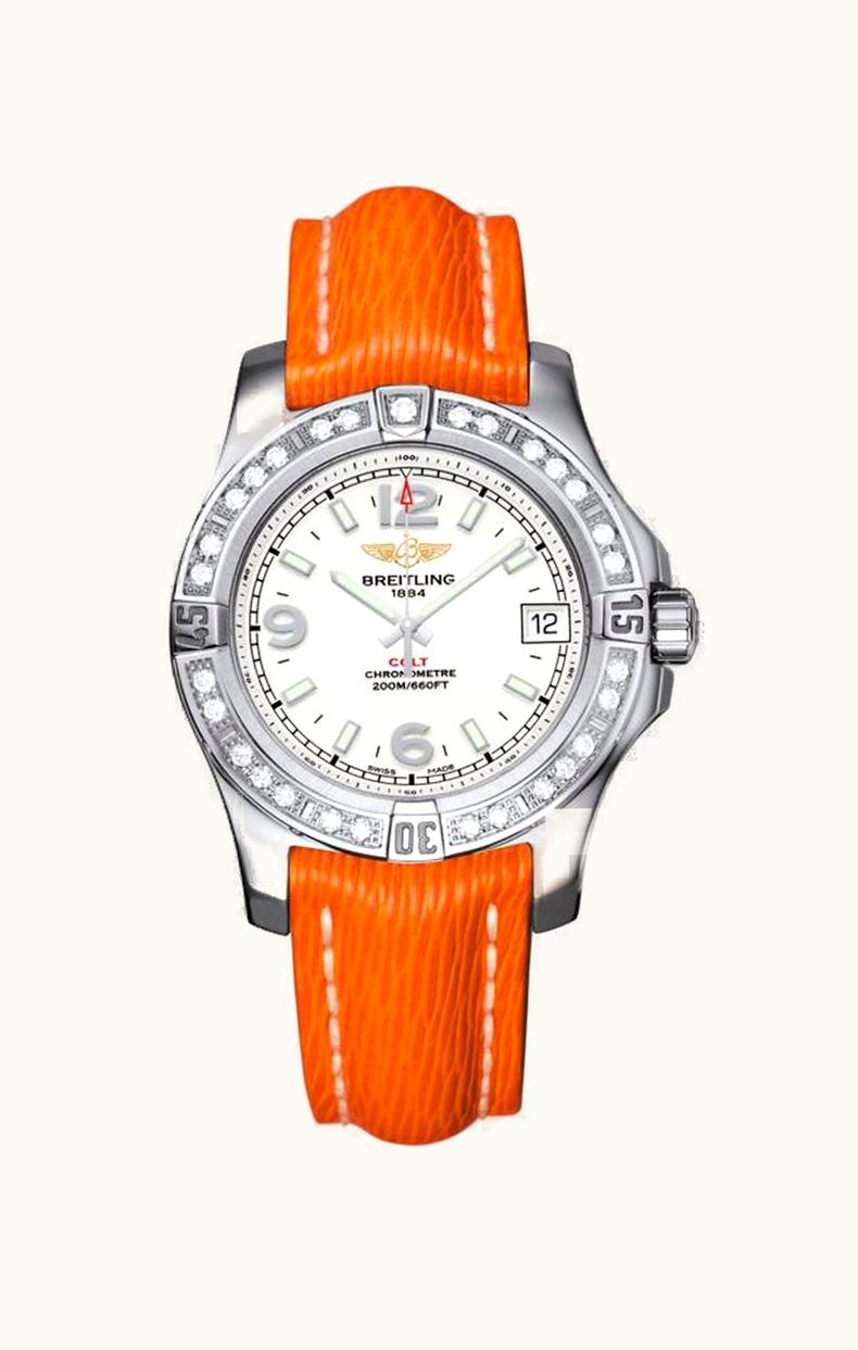 Breitling Colt 36 Diamond / Stratus Silver / Sahara