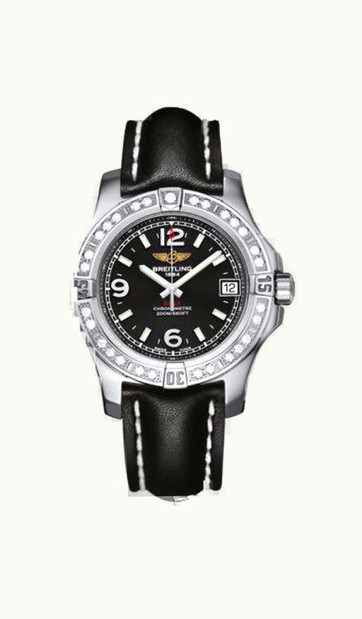 Breitling Colt 36 Diamond / Volcano Black / Calf