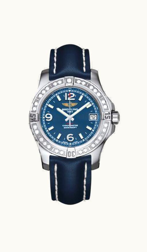Breitling Colt 36 Diamond / Mariner Blue / Calf