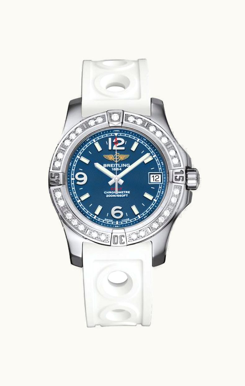 Breitling Colt 36 Diamond / Mariner Blue / Rubber