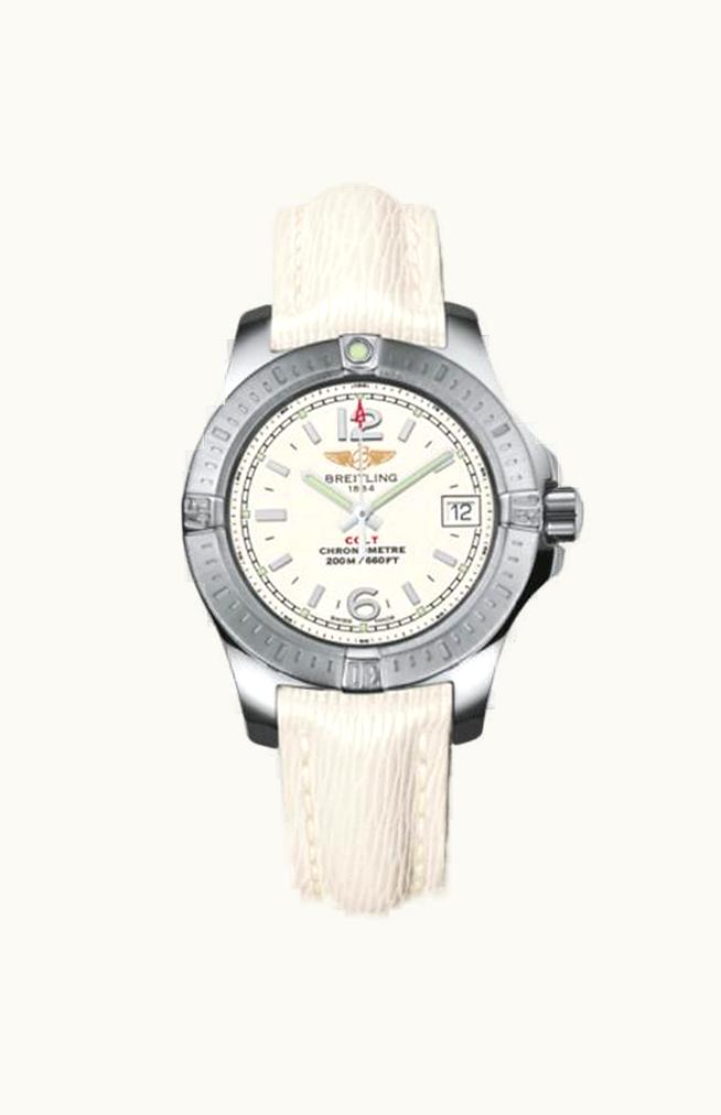 Breitling Colt Lady Stratus Silver / Sahara / Pin
