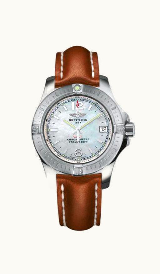 Breitling Colt Lady Pearl / Calf / Pin