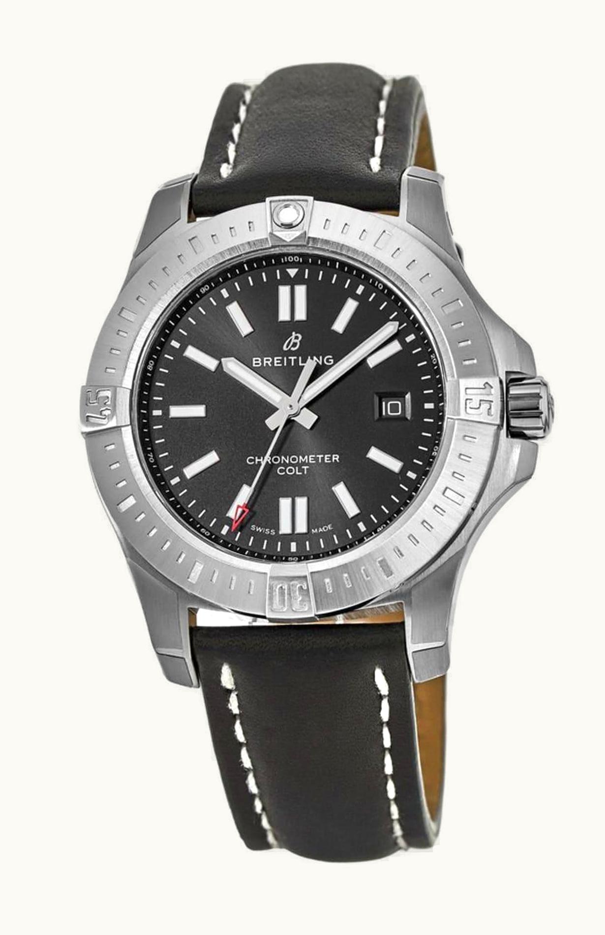Breitling Chronomat Colt 44 Automatic Black / Calf / Pin