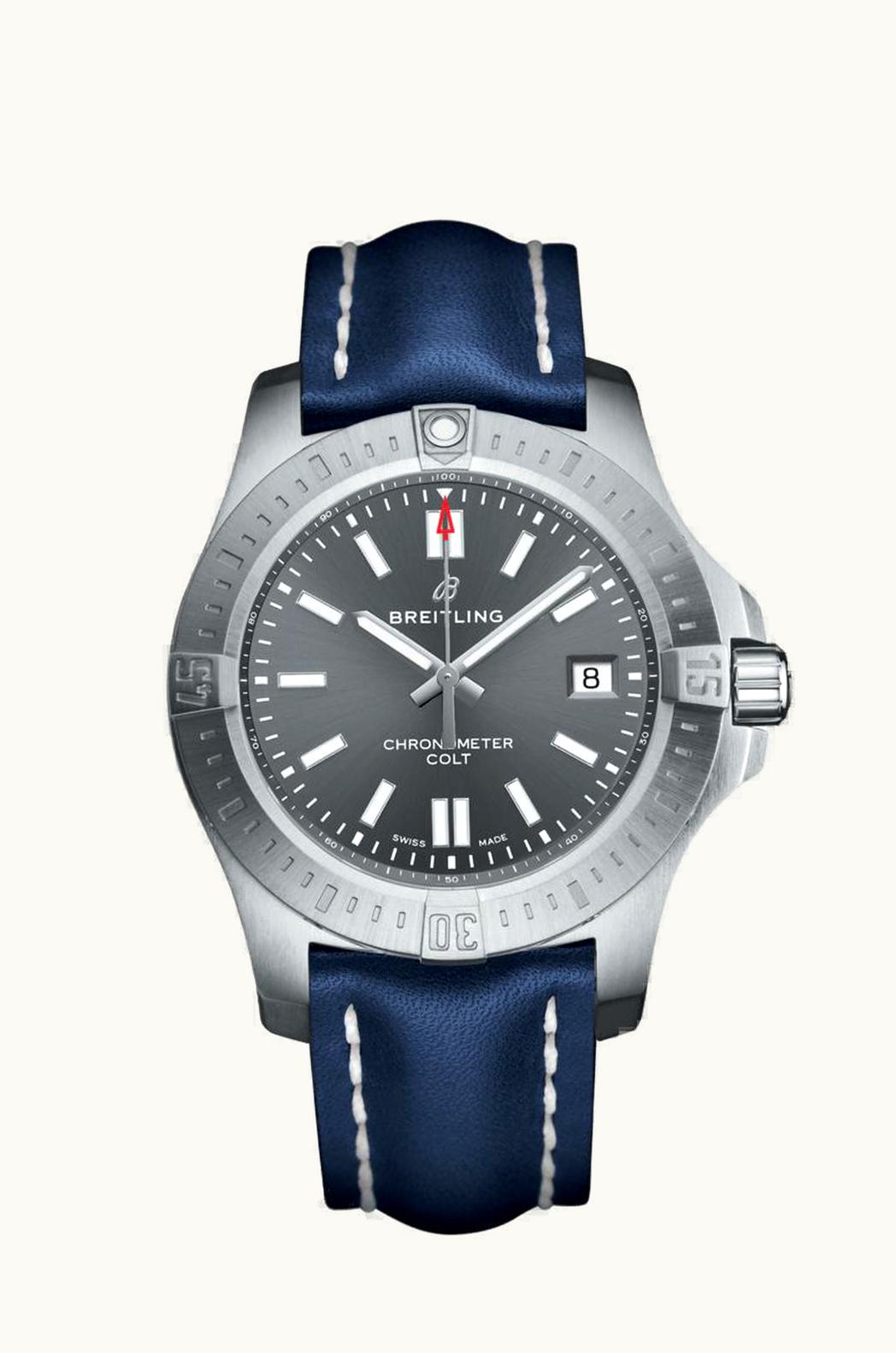 Breitling Chronomat Colt 41 Automatic Tempest Grey / Calf / Pin