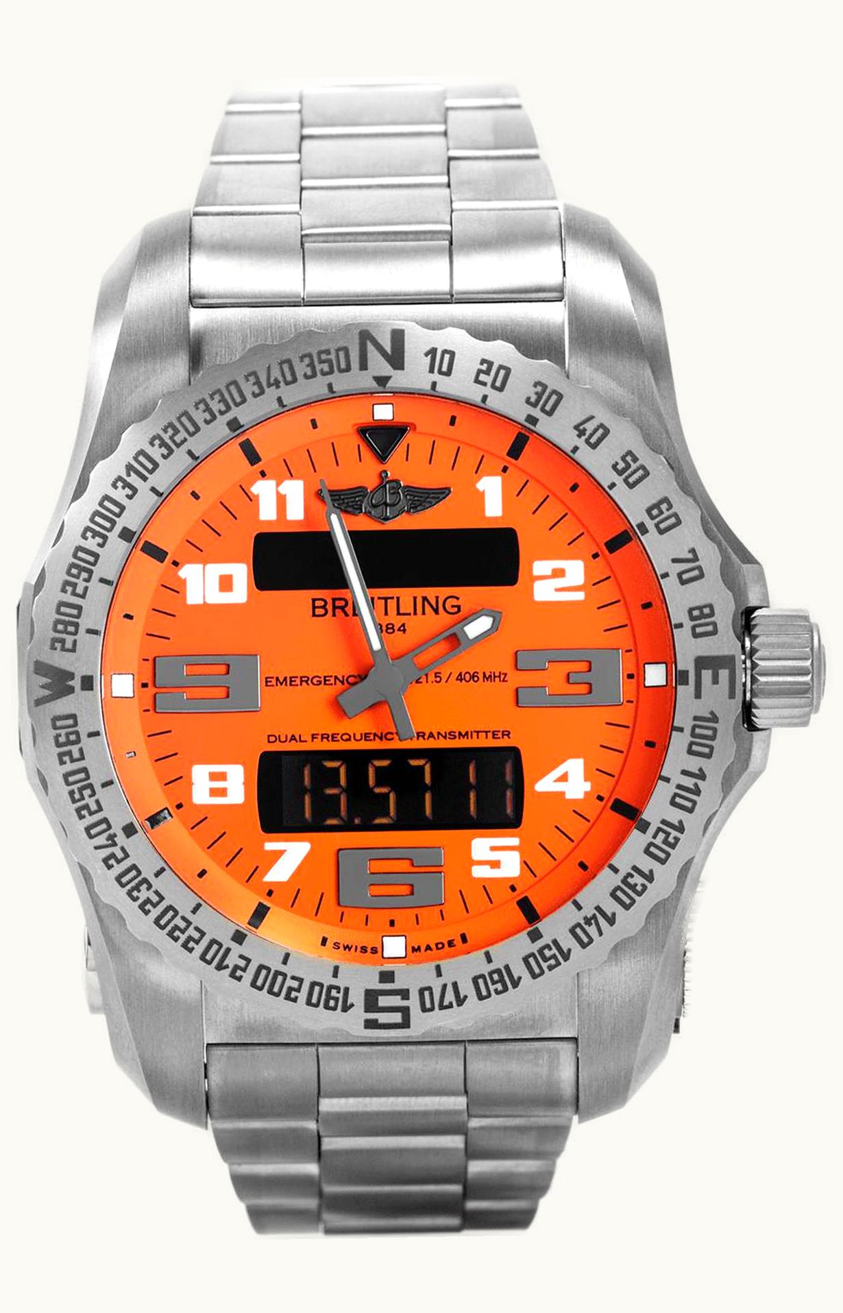 Breitling Emergency II Titanium / Orange / Bracelet